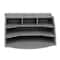 American Art D&#xE9;cor&#x2122; Gray All-in-One Desk Organizer with 6 Compartments